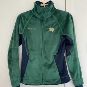 Notre Dame Columbia Green Fleece